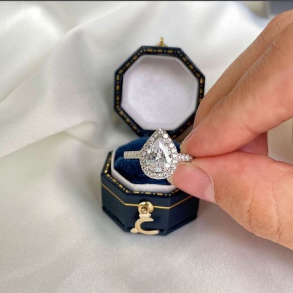 Teardrop 925 Sterling Jewelry - Teardrop 925 Sterling Silver Ring